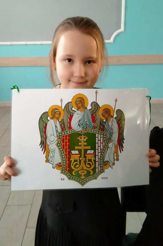 Праздник Крещения Господня в школе в честь прп. Сергия Радонежского