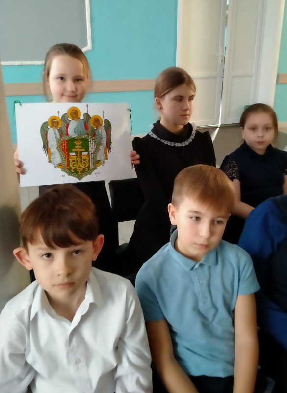 Праздник Крещения Господня в школе в честь прп. Сергия Радонежского