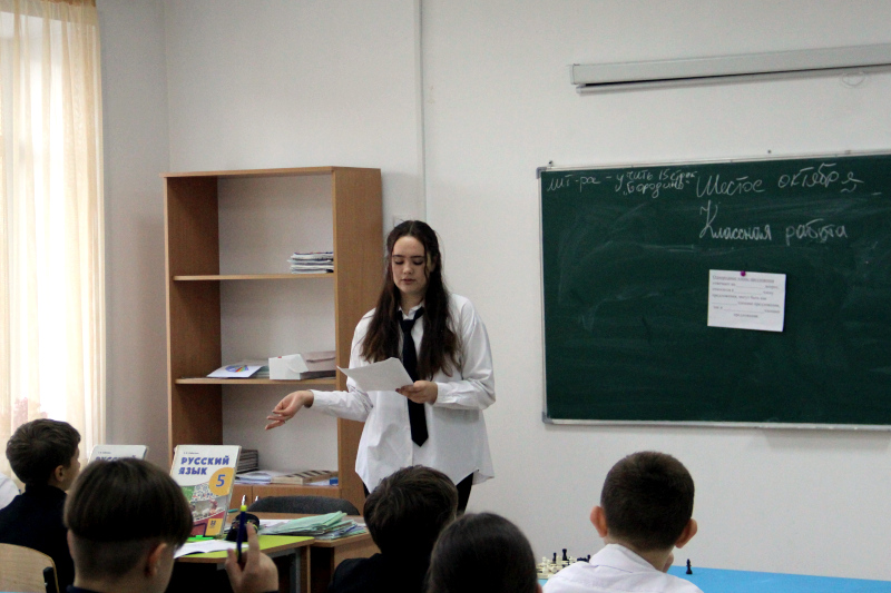 День самоуправления в старшей школе в честь прп. Сергия Радонежского