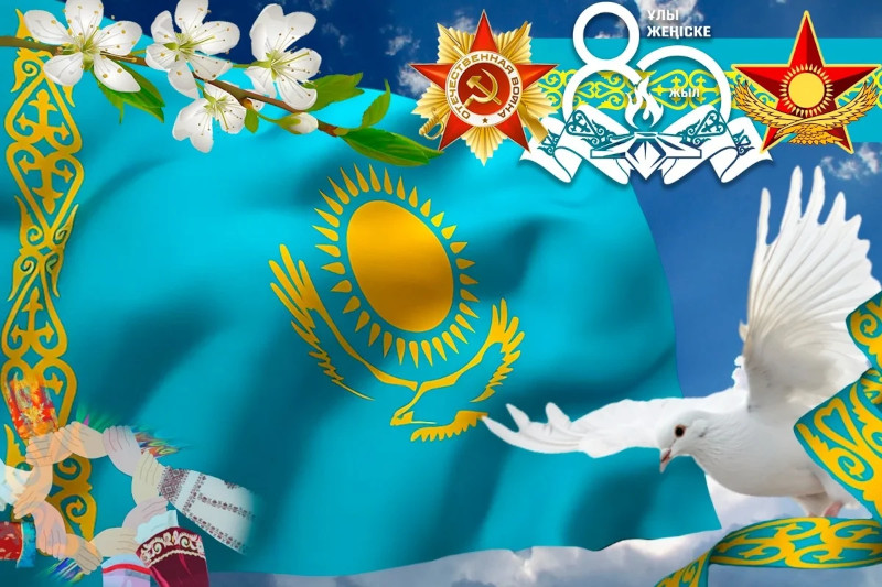 Оқушылар өзін-өзі басқару министрлер кеңесі мектеп президентінің орынбасарымен бірге соғыс батырларының рухына тағзым етті